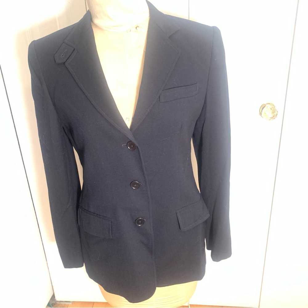Ralph Lauren Classic navy wool blazer Size 4